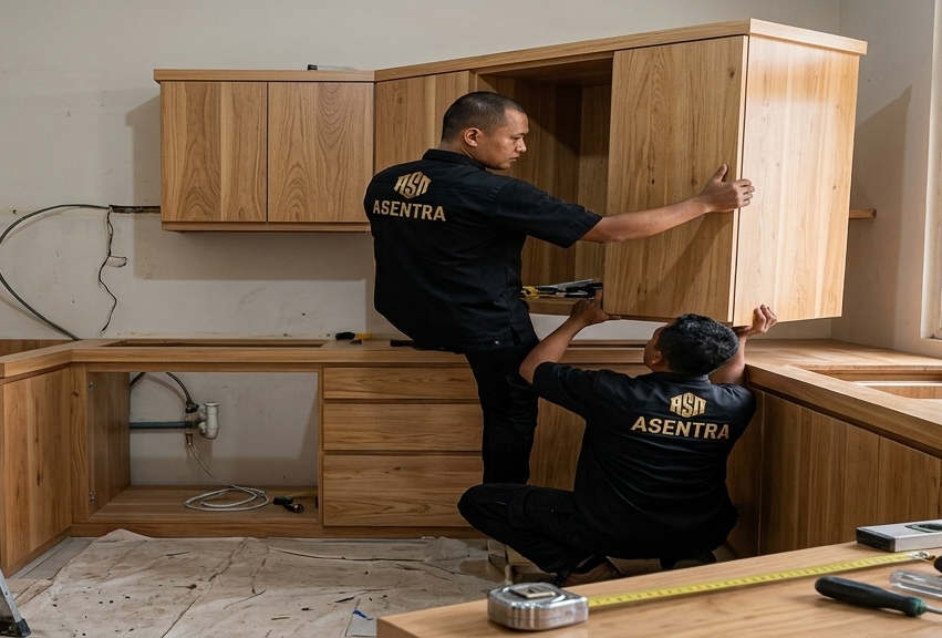 Pemasangan Kitchen Set